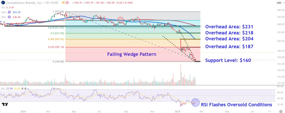 Watch These Constellation Brands Levels as Stock Soars on News of Berkshire Investment